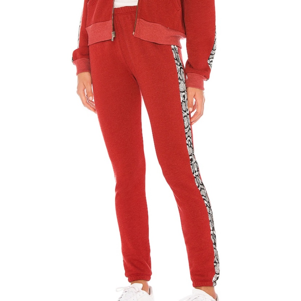 Wildfox Couture Python Knox Track Bottoms - image 1